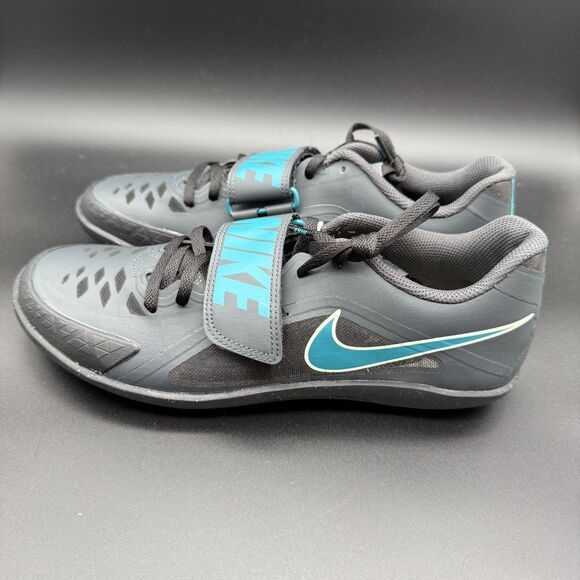 NEW Sz 9 Men\'s Nike Zoom Rival SD Black Electric Algae Throwing FZ9665-001 main image 6